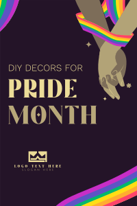 Live With Pride Pinterest Pin Design