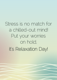 Wavy Relaxation Day Poster Image Preview