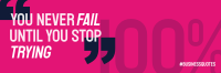 You Never Fail Twitter header (cover) Image Preview