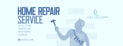 Home Repair Man Service Offer Facebook cover Image Preview