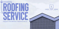 Structured Roofing Twitter Post Design