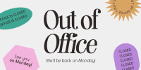 Out of Office Twitter Post