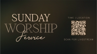 Radiant Sunday Church Service Animation Design