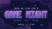 Futuristic Game Night Animation Preview