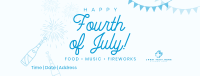 4th of July Celebration Facebook cover Image Preview