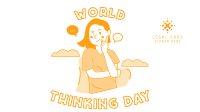 Woman Thinking Day Facebook event cover Image Preview