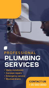 Plumbing Services TikTok Video Image Preview