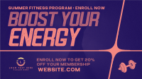 Modern Summer Fitness Membership Animation Image Preview