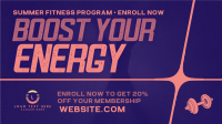 Modern Summer Fitness Membership Animation Preview