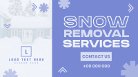 Snowy Snow Removal Facebook Event Cover Design