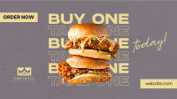 Burger Day Promo Facebook Event Cover Design