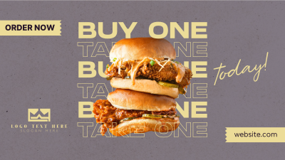 Burger Day Promo Facebook event cover Image Preview