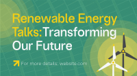 Renewable Energy Talks Animation Design