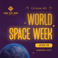 World Space Week Instagram Post Preview