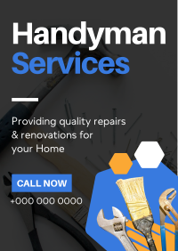 Handyman Services Flyer Image Preview