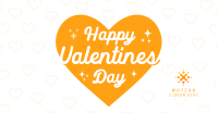 Sweet Valentines Greeting Facebook Ad Design