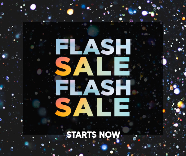 Flash Sale Confetti Facebook Post Design Image Preview