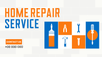 Home Repair Service Facebook Event Cover Design