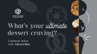 Dessert Customer Engagement Facebook Event Cover Image Preview