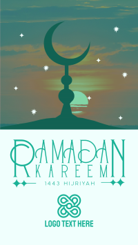 Unique Minimalist Ramadan Video Image Preview