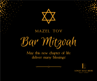 Starry Bar Mitzvah Facebook post Image Preview