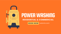 Professional Power Washing Facebook event cover Image Preview