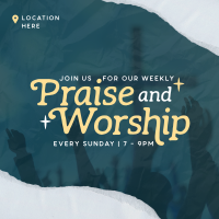 Praise & Worship Instagram Post Design