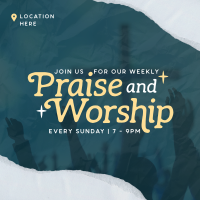 Praise & Worship Instagram post Image Preview