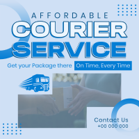 Affordable Courier Service Instagram post Image Preview