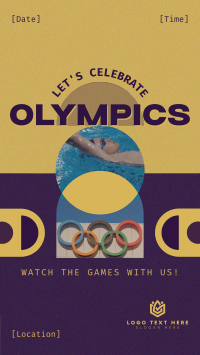 Formal Olympics Watch Party TikTok video Image Preview