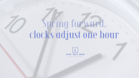 Calm Daylight Savings Reminder Video Design