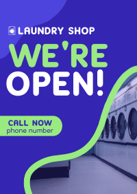 Laundry Shop Poster Image Preview