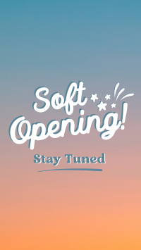 Soft Opening Launch Cute Instagram reel Image Preview