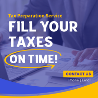 Fill Your Taxes Instagram Post Design