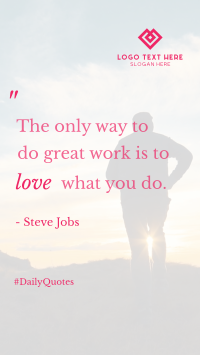 Love What You Do TikTok video Image Preview