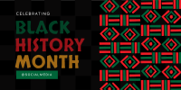 Black History Celebration Twitter Post Image Preview