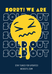 Sorry Sold Out Flyer Design