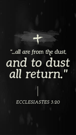 Ash Wednesday Verse Instagram story Image Preview