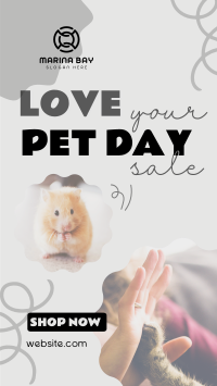 Love Your Pet Day Sale YouTube Short Image Preview