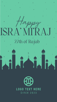 Isra' Mi'raj Spiritual Night TikTok Video Design