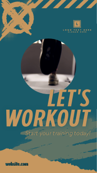 Start Gym Training Instagram reel Image Preview