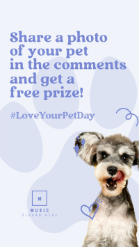 Cute Pet Lover Giveaway TikTok video Image Preview
