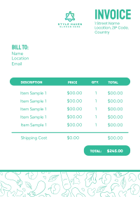 Food Pattern Invoice Image Preview