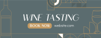 Elegant Wine Tasting Facebook Cover Preview