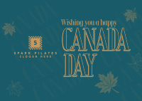 Hey Hey It's Canada Day Postcard Design