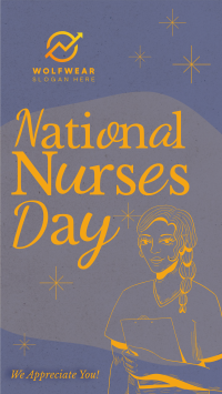 Midcentury Nurses' Day Instagram Story Design