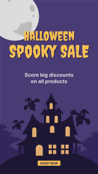 Spooky Sale Facebook Story Design