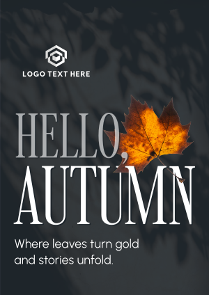 Cozy Autumn Greeting Flyer Image Preview