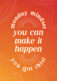 Monday Mindset Quote Flyer Image Preview