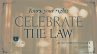 Legal Celebration Facebook Event Cover Design